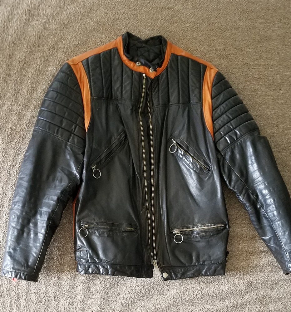 Vintage Mens Leather Jacket